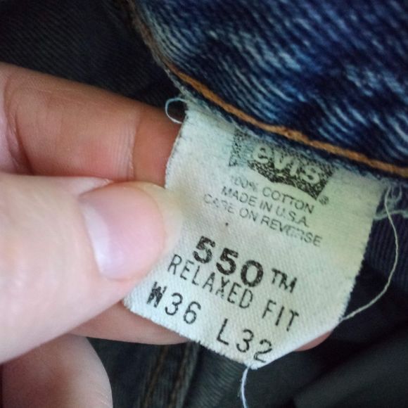 Vintage 550' s Distressed Medium wash jeans 👖 - Picture 4 of 16